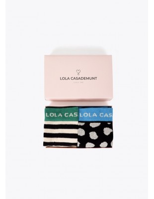 Pack regalo de calcetines estampados Lola Casademunt