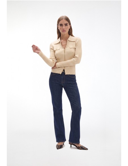 Jeans largos con bordado LC Lola Casademunt