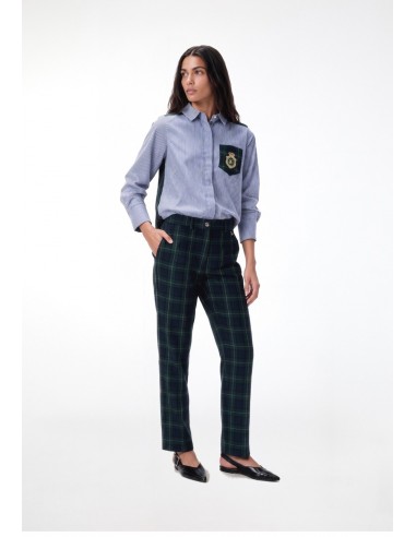 Pantalón fit Barcelona de cuadro escocés Lola Casademunt