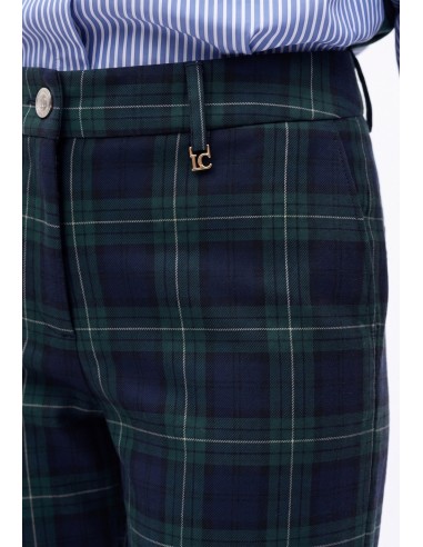 Pantalón fit Barcelona de cuadro escocés Lola Casademunt, imagen 2