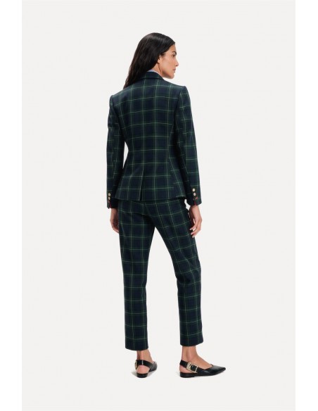 Pantalón fit Barcelona de cuadro escocés Lola Casademunt, imagen 4