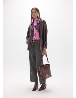 Camisa fluida rosa con lazada Lola Casademunt 2