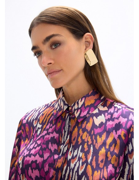 Camisa mancha animal en morados Lola Casademunt, imagen 2
