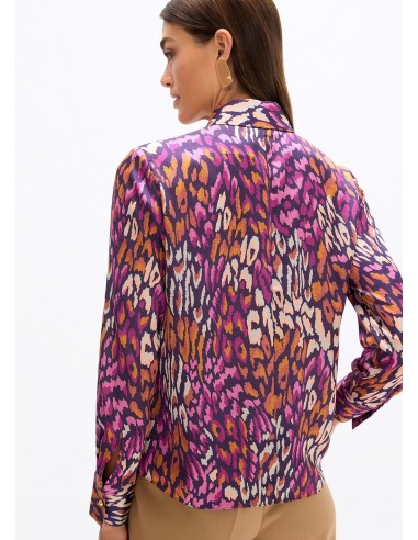 Camisa mancha animal en morados Lola Casademunt, imagen 4