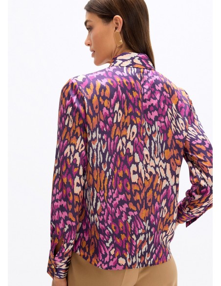 Camisa mancha animal en morados Lola Casademunt, imagen 4
