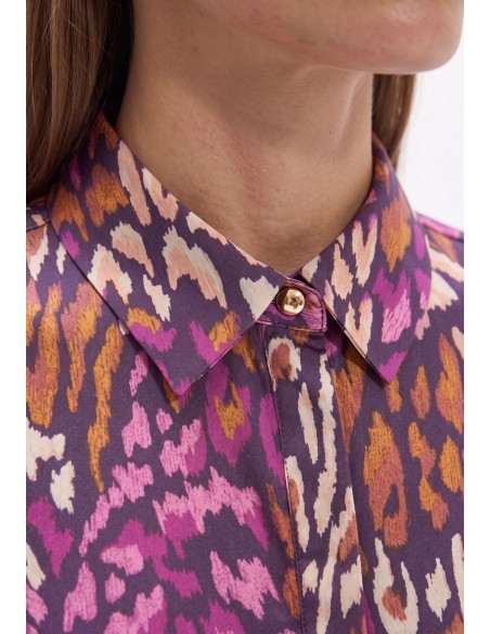 Camisa mancha animal en morados Lola Casademunt, imagen 5
