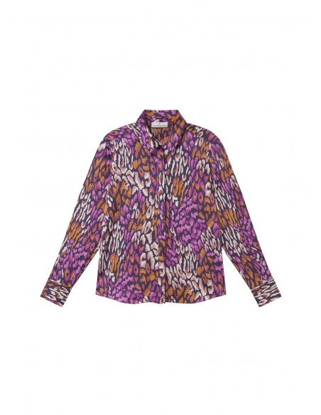 Camisa mancha animal en morados Lola Casademunt, imagen 6