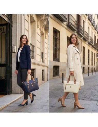Bolso tote grande de piel Oasis El Potro
