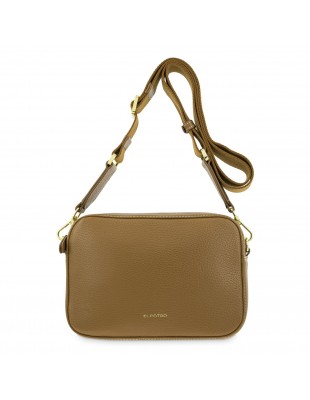 Bolso bandolera pequeño de piel Alma El Potro color cuero 2
