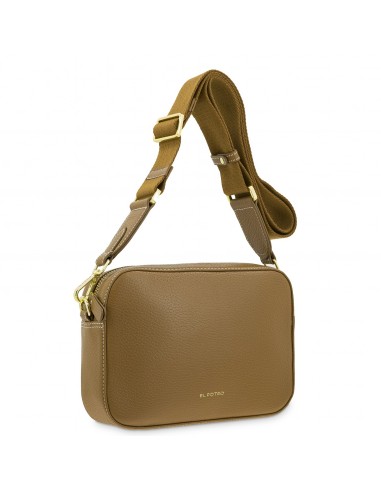 Bolso bandolera pequeño de piel Alma El Potro color cuero
