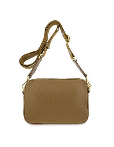 Bolso bandolera pequeño de piel Alma El Potro color cuero