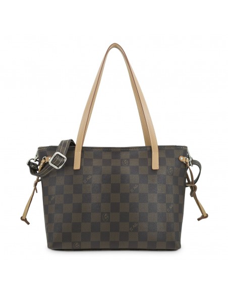 Bolso cesta pequeño Chess El Potro color marrón