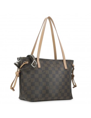 Bolso cesta pequeño Chess El Potro color marrón 2