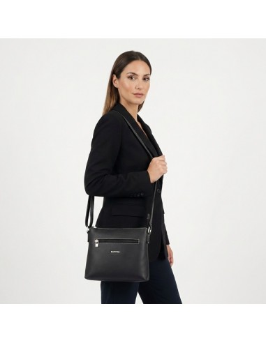 Bolso bandolera plano Angula El Potro color negro