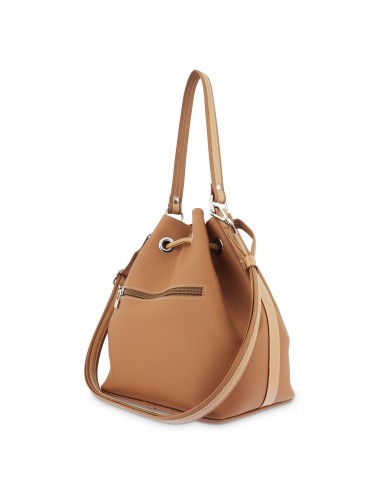 Bolso saco Angula El Potro color cuero