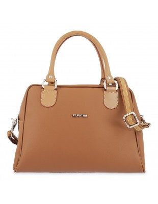 Bolso bowling Angula El Potro color cuero
