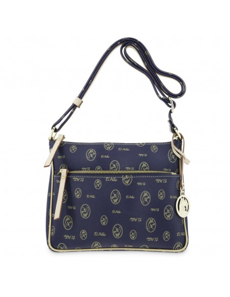 Bolso bandolera pequeño Vintage El Potro color azul