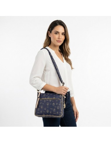 Bolso bandolera pequeño Vintage El Potro color azul