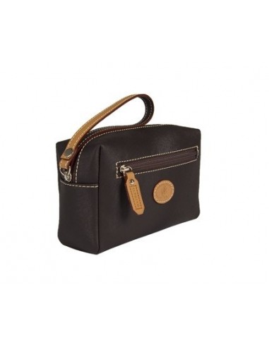 Monedero bolsa con asa Base El Potro color marrón