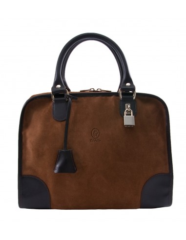 Bolso bowling de piel Natural El Potro color castaño