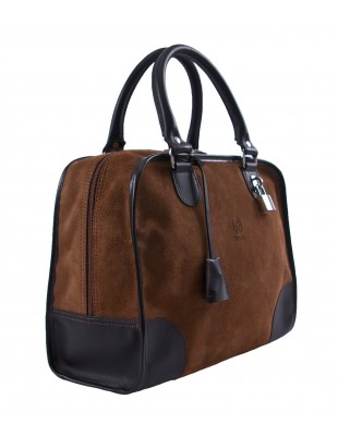 Bolso bowling de piel Natural El Potro color castaño 2