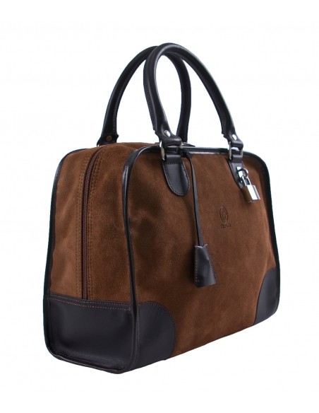 Bolso bowling de piel Natural El Potro color castaño