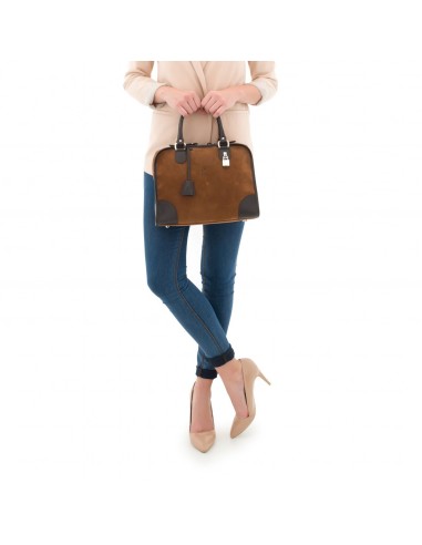 Bolso bowling de piel Natural El Potro color castaño