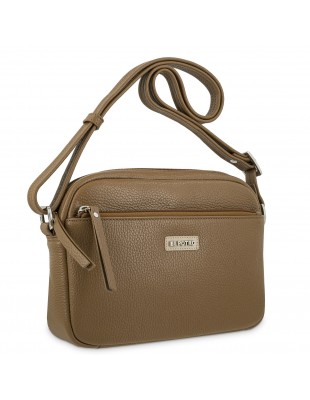 Bolso bandolera tres cremalleras de piel Azahar El Potro 2