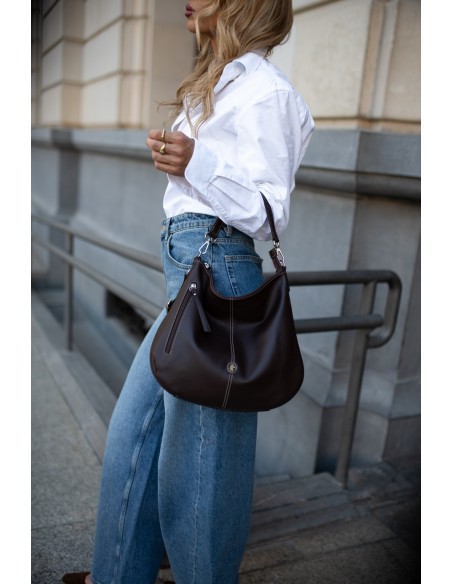 Bolso hobo de piel New Origen El Potro