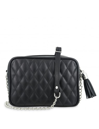 Bolso bandolera acolchado de piel Rombo El Potro