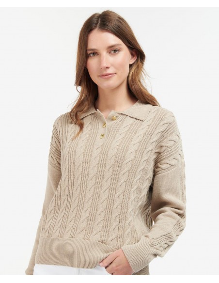 Jersey Liso Pico Juniper Soft LT Sand de Barbour®