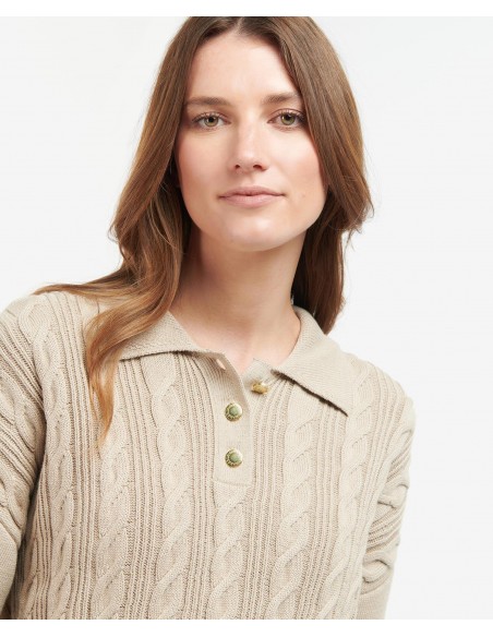 Jersey Liso Pico Juniper Soft LT Sand de Barbour®