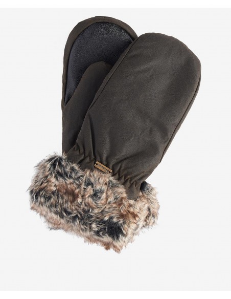 Barbour Wax Mittens