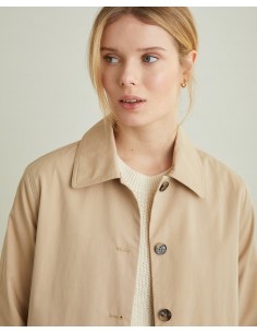 Gabardina watter repelient cuello camisero 2