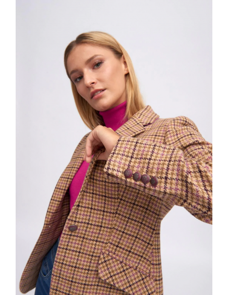 Americana "Salduero" - Detalle de manga y americana abierta