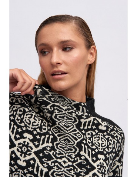 Jersey "Visiedo" - detalle del cuello de la prenda.