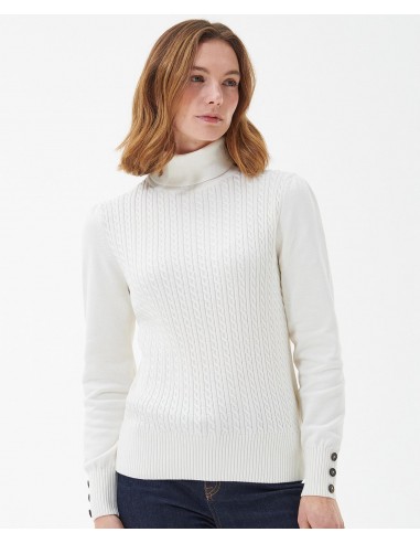 Barbour Roe Knitted Jumper White
