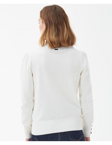 Barbour Roe Knitted Jumper White