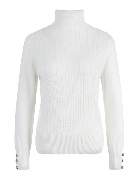 Barbour Roe Knitted Jumper White
