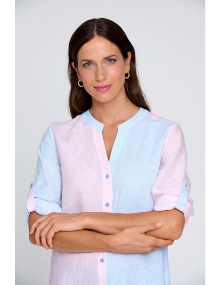 Camisa "Lieja" - vista en detalle frontal