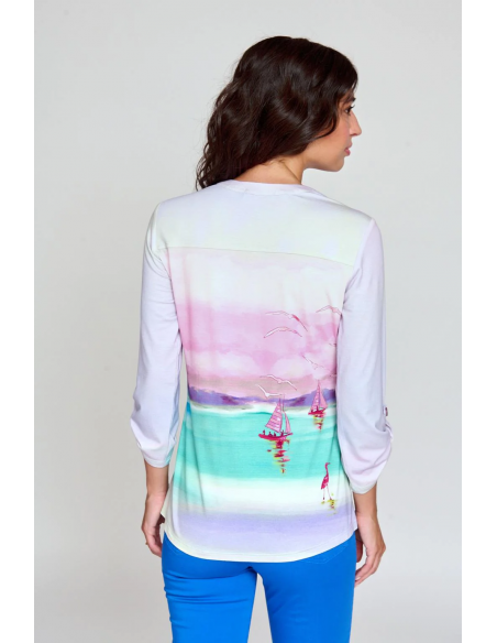 Camisa "Beatrisa" - vista posterior