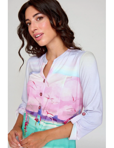 Camisa "Beatrisa" - vista lateral