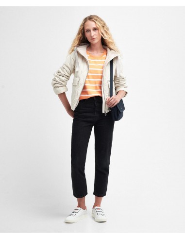 Barbour Otterburn Stripe camiseta color albaricoque