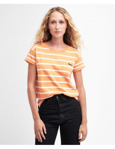 Barbour Otterburn Stripe T-shirt Yellow