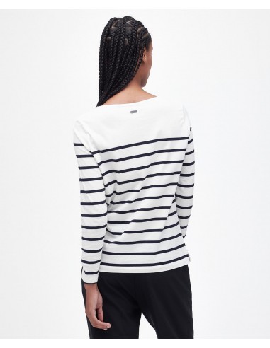 Vista lateral del Polo Liso M/C Bradley Top Cloud/Navy