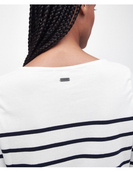 Vista posterior del Polo Liso M/C Bradley Top Cloud/Navy