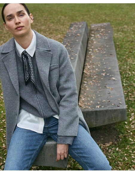 Abrigo "Marti" Handmade gris