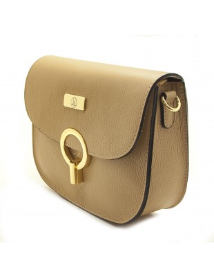 Bolso "Nivara" camel (vista lateral)