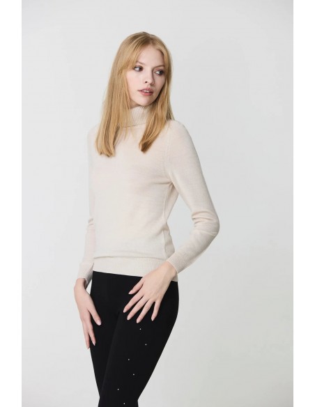 Jersey Escorpion cuello cisne arena