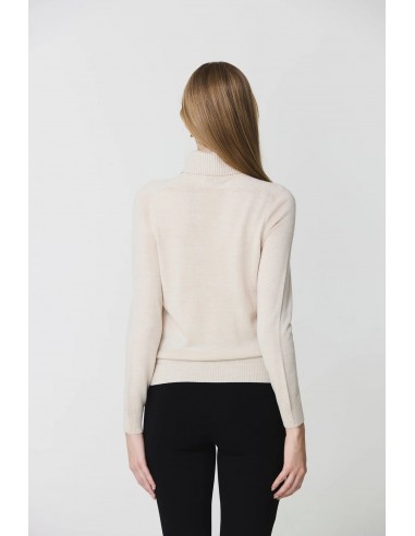 Jersey Escorpion cuello cisne arena (vista posterior)